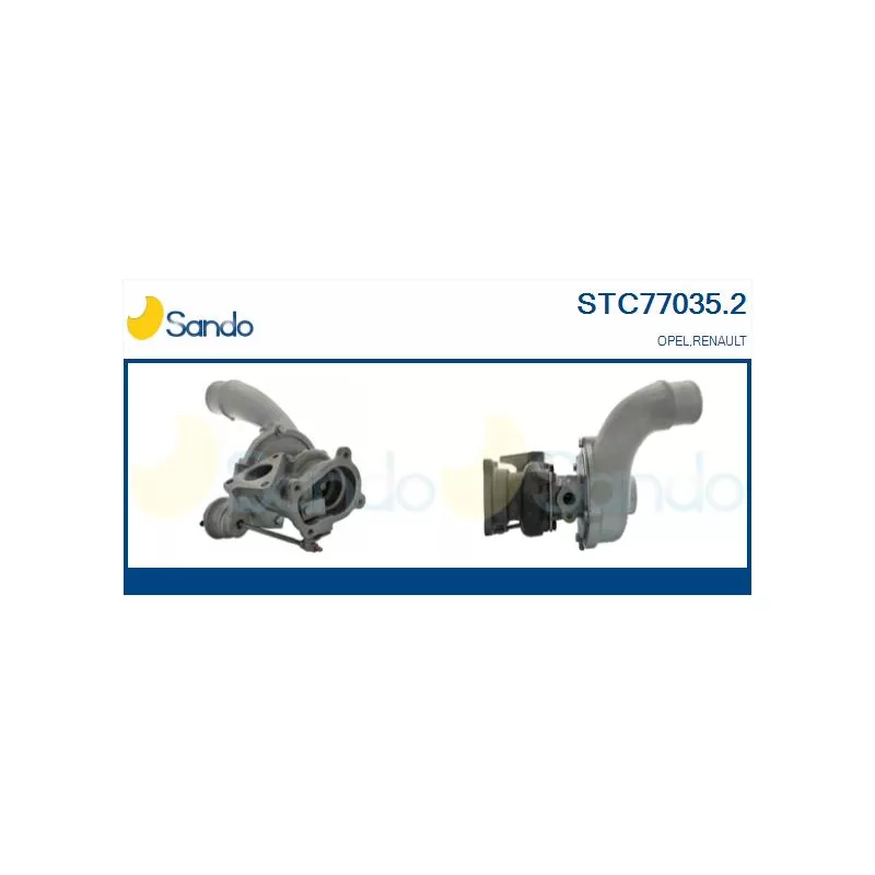 Turbocompresseur, suralimentation SANDO STC77035.2