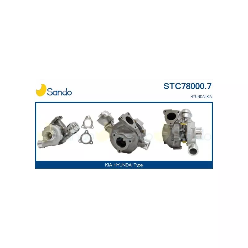 Turbocompresseur, suralimentation SANDO STC78000.7