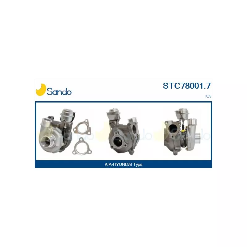 Turbocompresseur, suralimentation SANDO STC78001.7