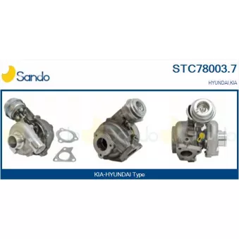 Turbocompresseur, suralimentation SANDO STC78003.7