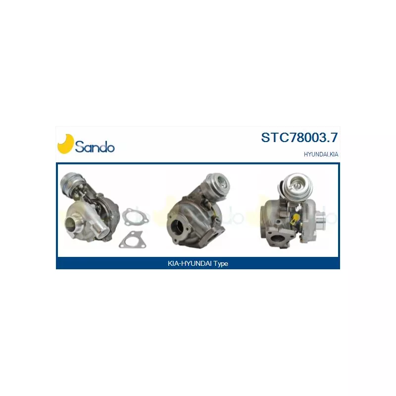 Turbocompresseur, suralimentation SANDO STC78003.7