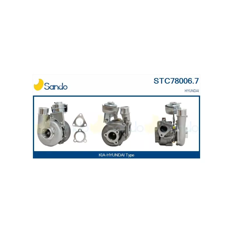 Turbocompresseur, suralimentation SANDO STC78006.7