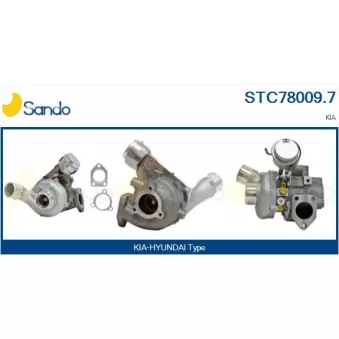 Turbocompresseur, suralimentation SANDO STC78009.7