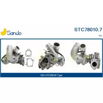 Turbocompresseur, suralimentation SANDO STC78010.7