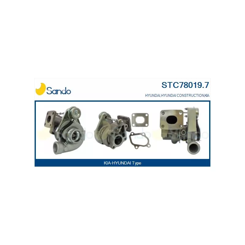 Turbocompresseur, suralimentation SANDO STC78019.7