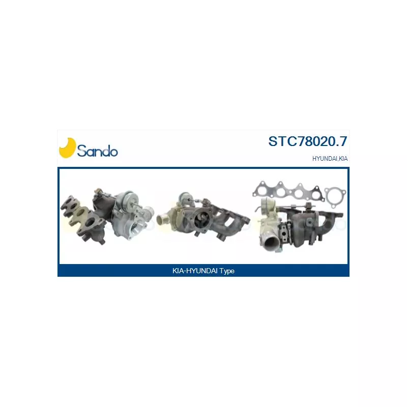Turbocompresseur, suralimentation SANDO STC78020.7