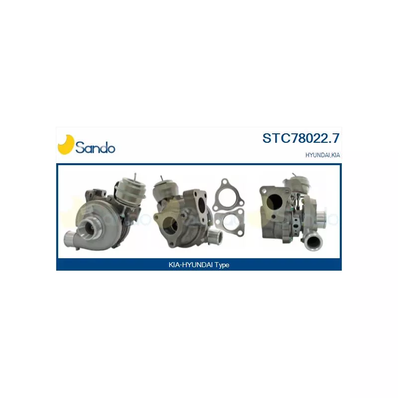 Turbocompresseur, suralimentation SANDO STC78022.7