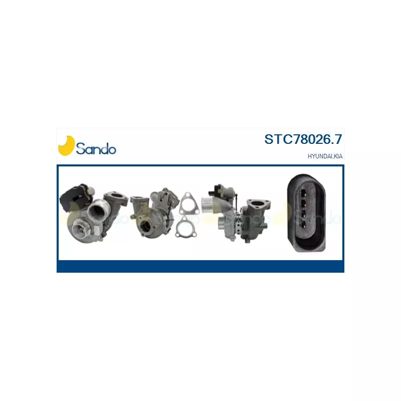 Turbocompresseur, suralimentation SANDO STC78026.7