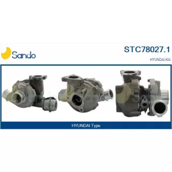Turbocompresseur, suralimentation SANDO STC78027.1
