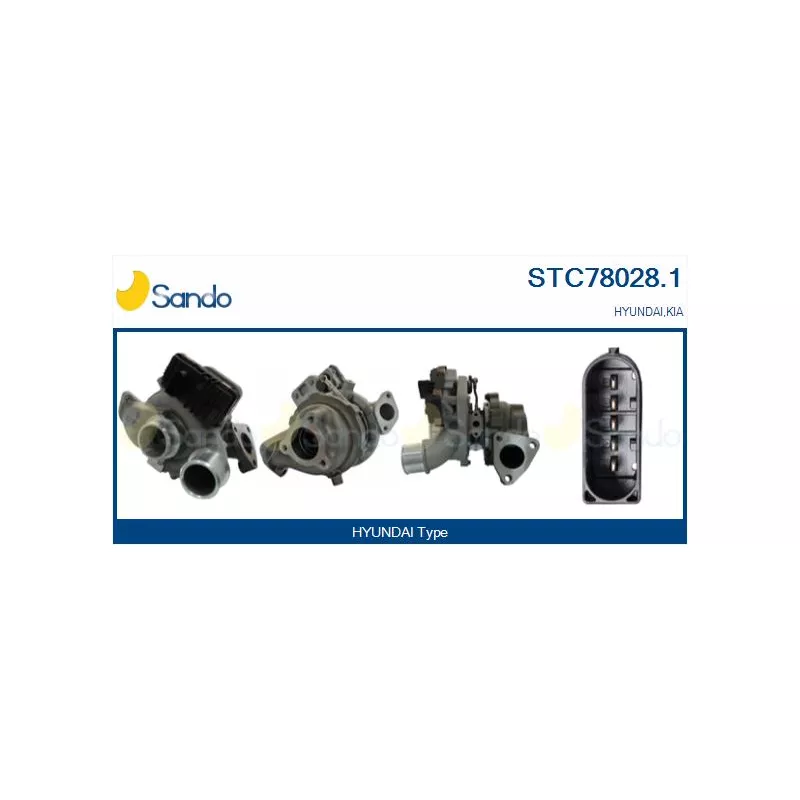 Turbocompresseur, suralimentation SANDO STC78028.1