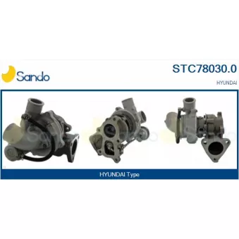 Turbocompresseur, suralimentation SANDO STC78030.0