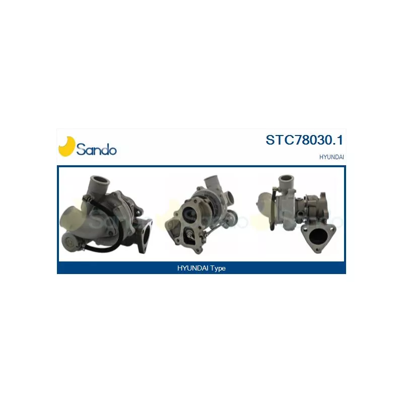 Turbocompresseur, suralimentation SANDO STC78030.1