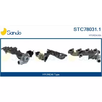 Turbocompresseur, suralimentation SANDO STC78031.1