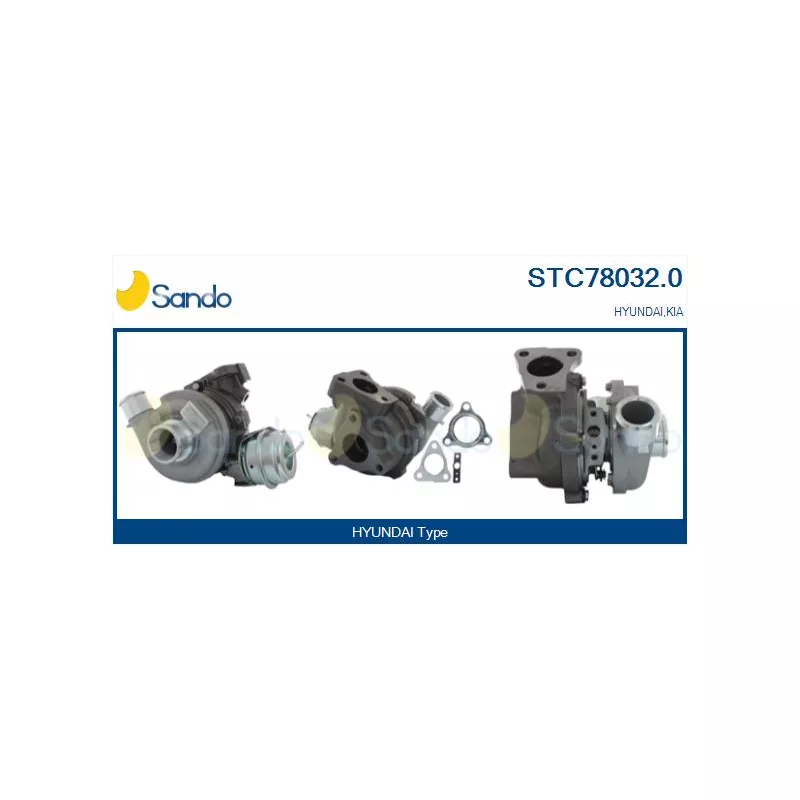 Turbocompresseur, suralimentation SANDO STC78032.0