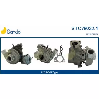 Turbocompresseur, suralimentation SANDO STC78032.1