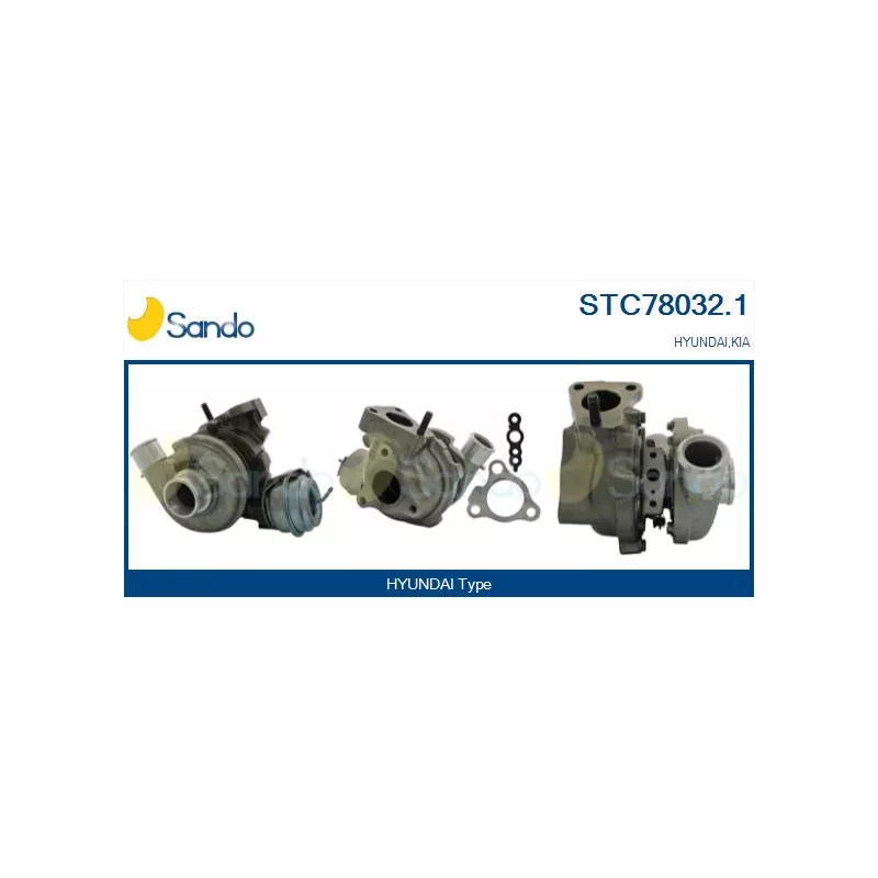 Turbocompresseur, suralimentation SANDO STC78032.1