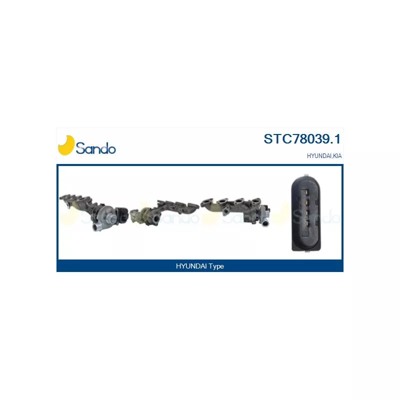 Turbocompresseur, suralimentation SANDO STC78039.1