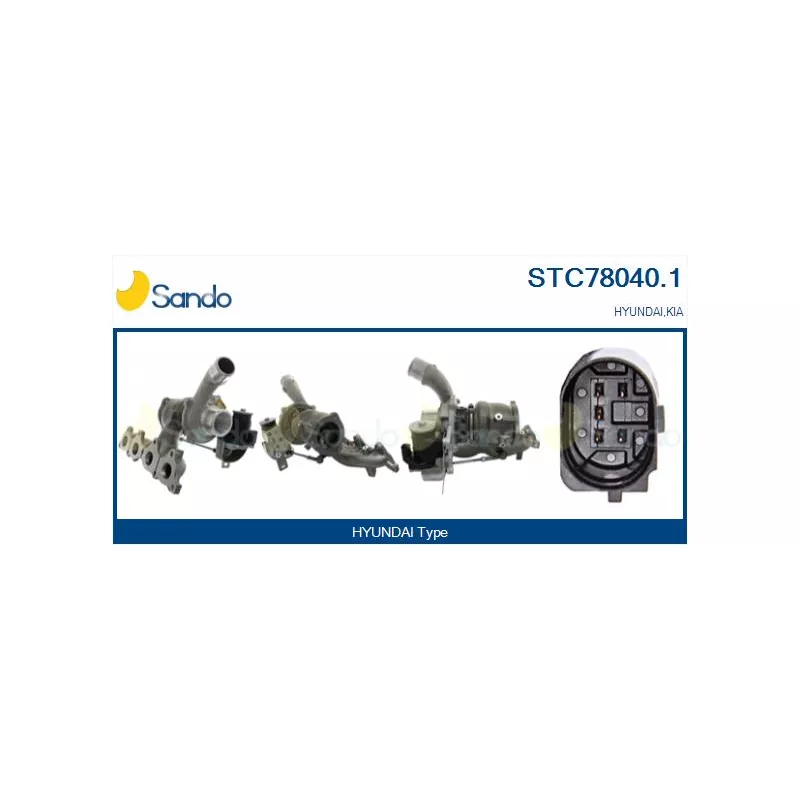 Turbocompresseur, suralimentation SANDO STC78040.1