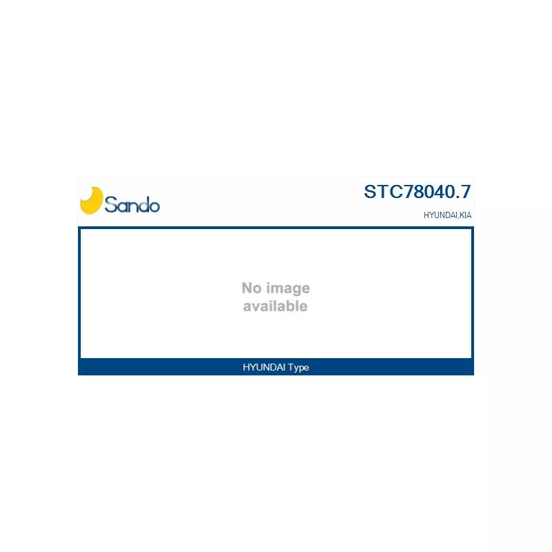 Turbocompresseur, suralimentation SANDO STC78040.7