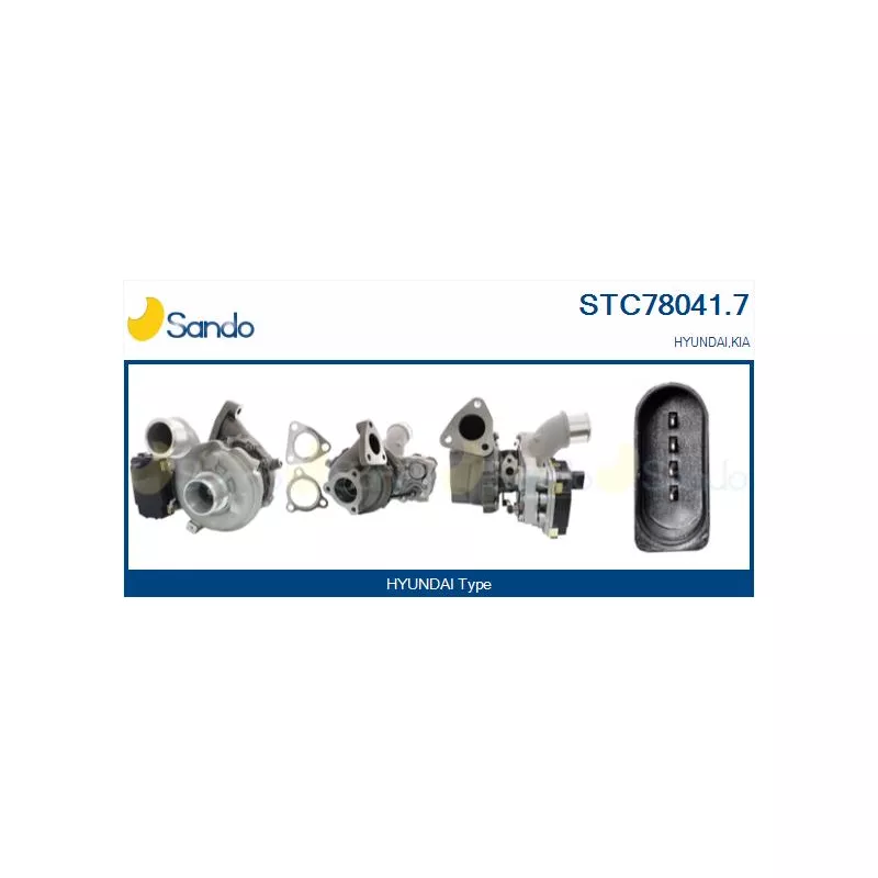 Turbocompresseur, suralimentation SANDO STC78041.7