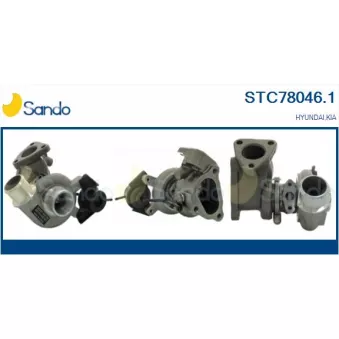 Turbocompresseur, suralimentation SANDO STC78046.1