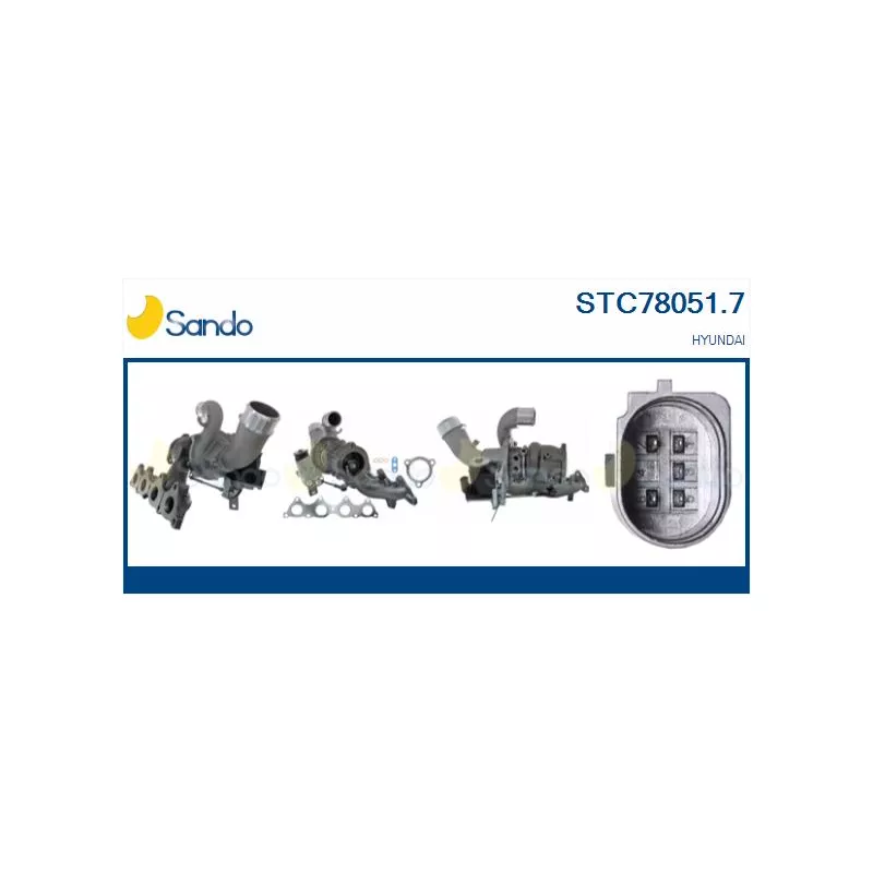 Turbocompresseur, suralimentation SANDO STC78051.7