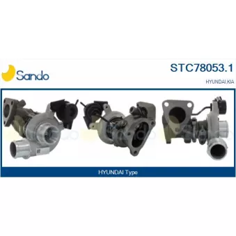 Turbocompresseur, suralimentation SANDO STC78053.1
