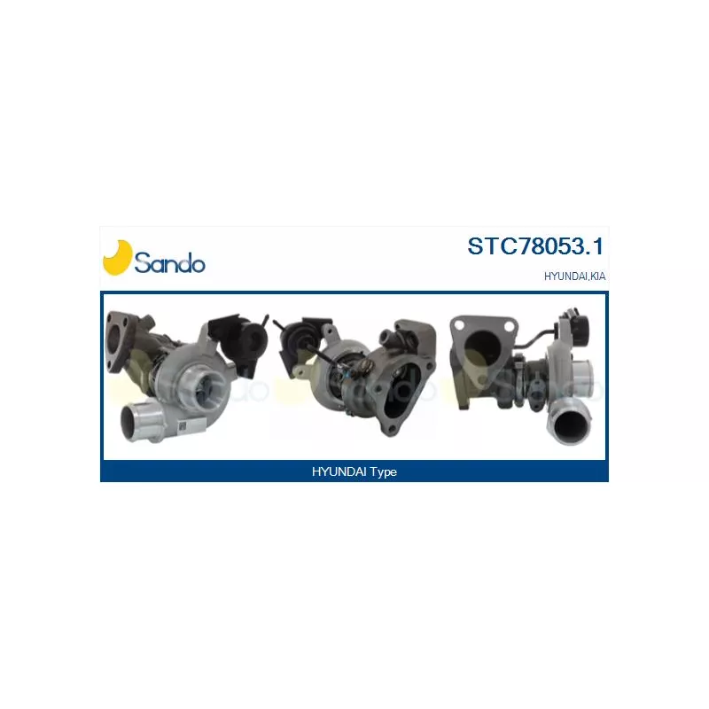 Turbocompresseur, suralimentation SANDO STC78053.1