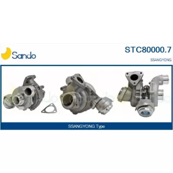 Turbocompresseur, suralimentation SANDO STC80000.7