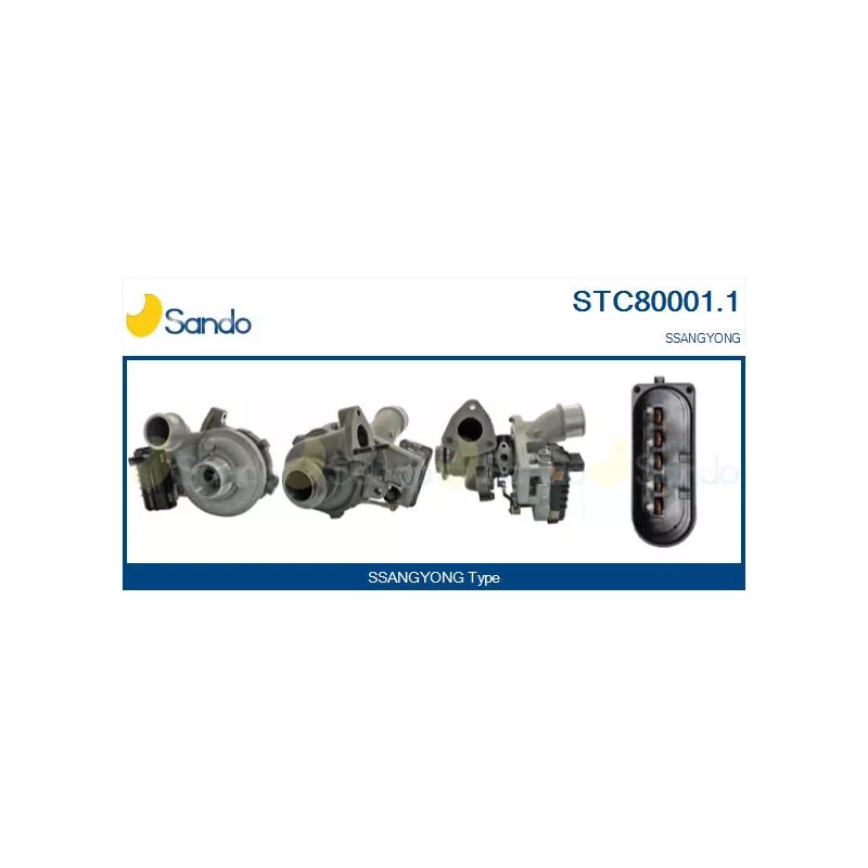 Turbocompresseur, suralimentation SANDO STC80001.1