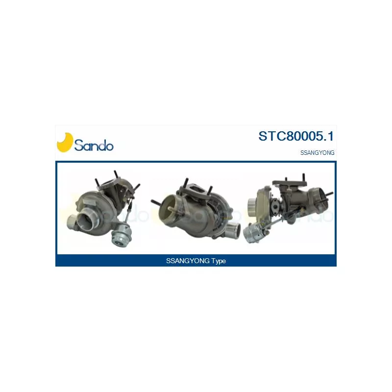Turbocompresseur, suralimentation SANDO STC80005.1