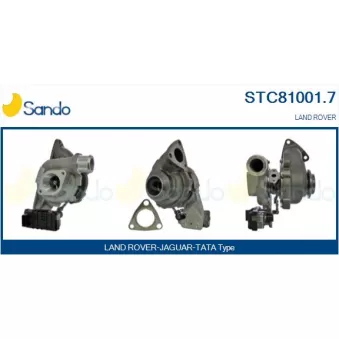Turbocompresseur, suralimentation SANDO STC81001.7