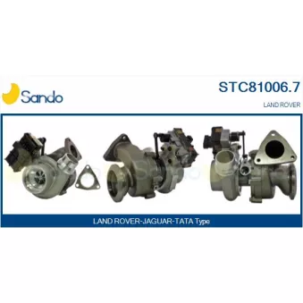 Turbocompresseur, suralimentation SANDO STC81006.7