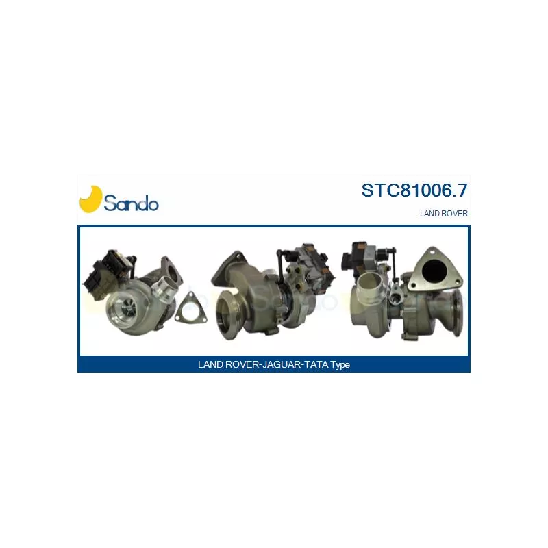 Turbocompresseur, suralimentation SANDO STC81006.7