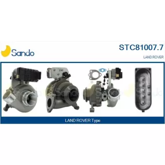 Turbocompresseur, suralimentation SANDO STC81007.7
