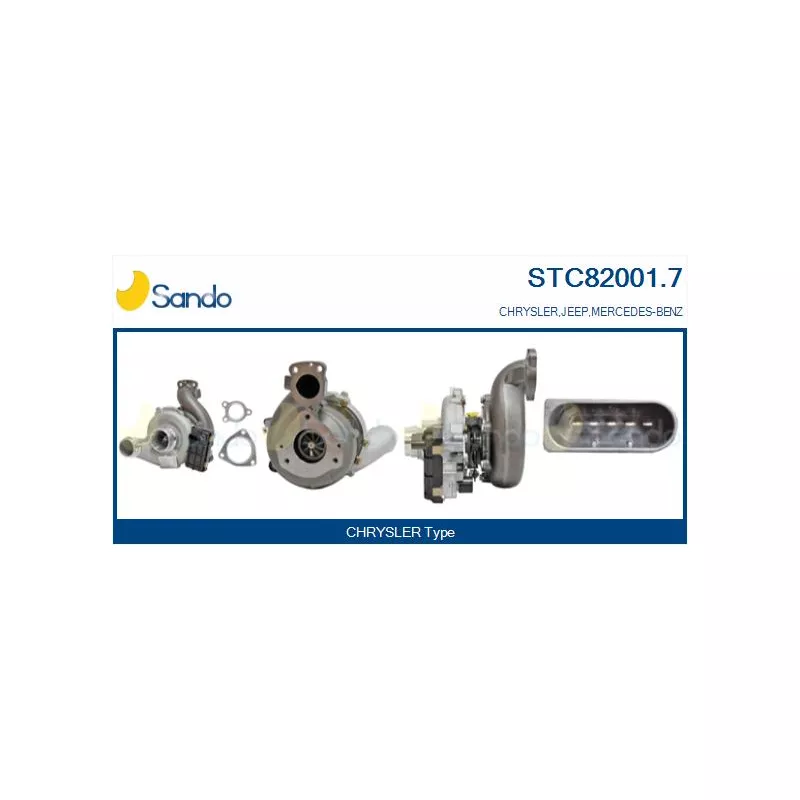 Turbocompresseur, suralimentation SANDO STC82001.7