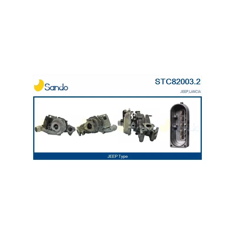 Turbocompresseur, suralimentation SANDO STC82003.2