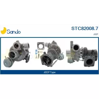 Turbocompresseur, suralimentation SANDO STC82008.7