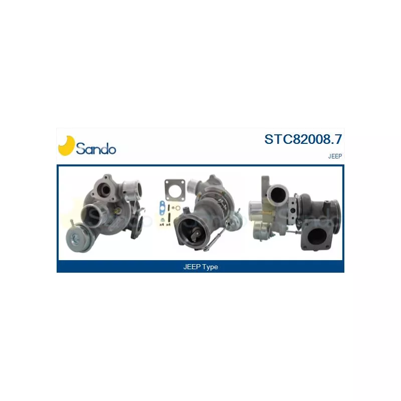 Turbocompresseur, suralimentation SANDO STC82008.7