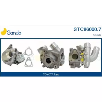 Turbocompresseur, suralimentation SANDO STC86000.7