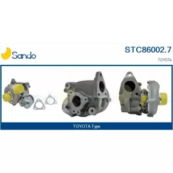 Turbocompresseur, suralimentation SANDO STC86002.7