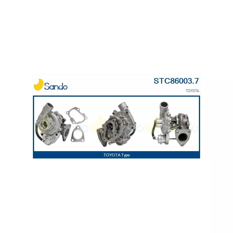 Turbocompresseur, suralimentation SANDO STC86003.7