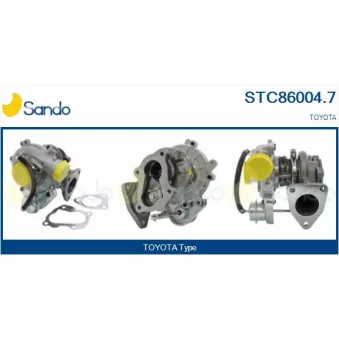Turbocompresseur, suralimentation SANDO STC86004.7