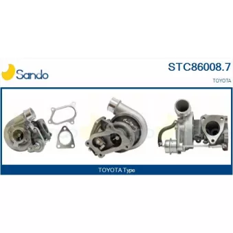 Turbocompresseur, suralimentation SANDO STC86008.7
