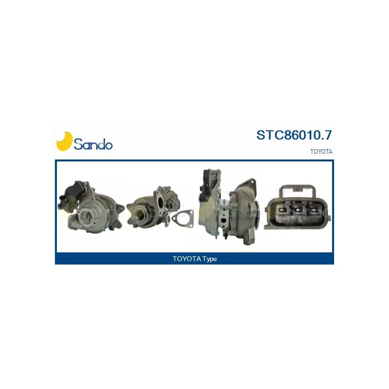 Turbocompresseur, suralimentation SANDO STC86010.7