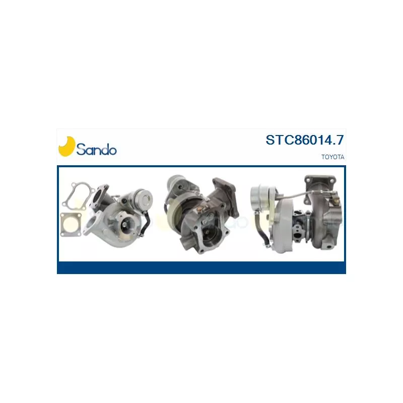 Turbocompresseur, suralimentation SANDO STC86014.7