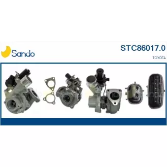 Turbocompresseur, suralimentation SANDO STC86017.0