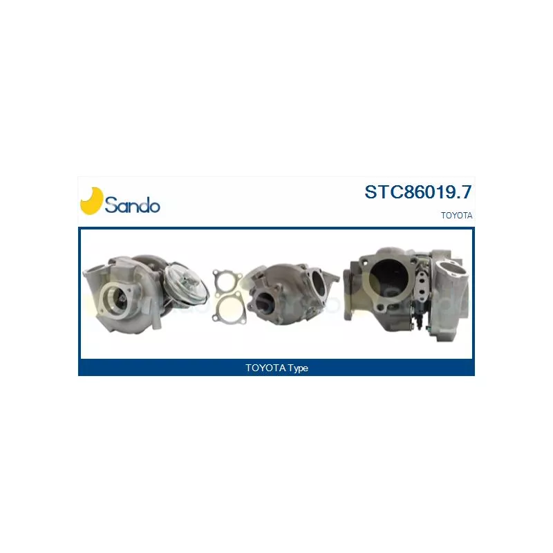 Turbocompresseur, suralimentation SANDO STC86019.7
