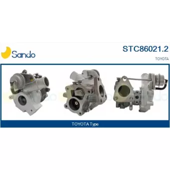 Turbocompresseur, suralimentation SANDO STC86021.2