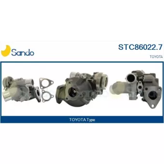 Turbocompresseur, suralimentation SANDO STC86022.7